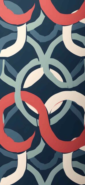 抽象圆环图案壁纸