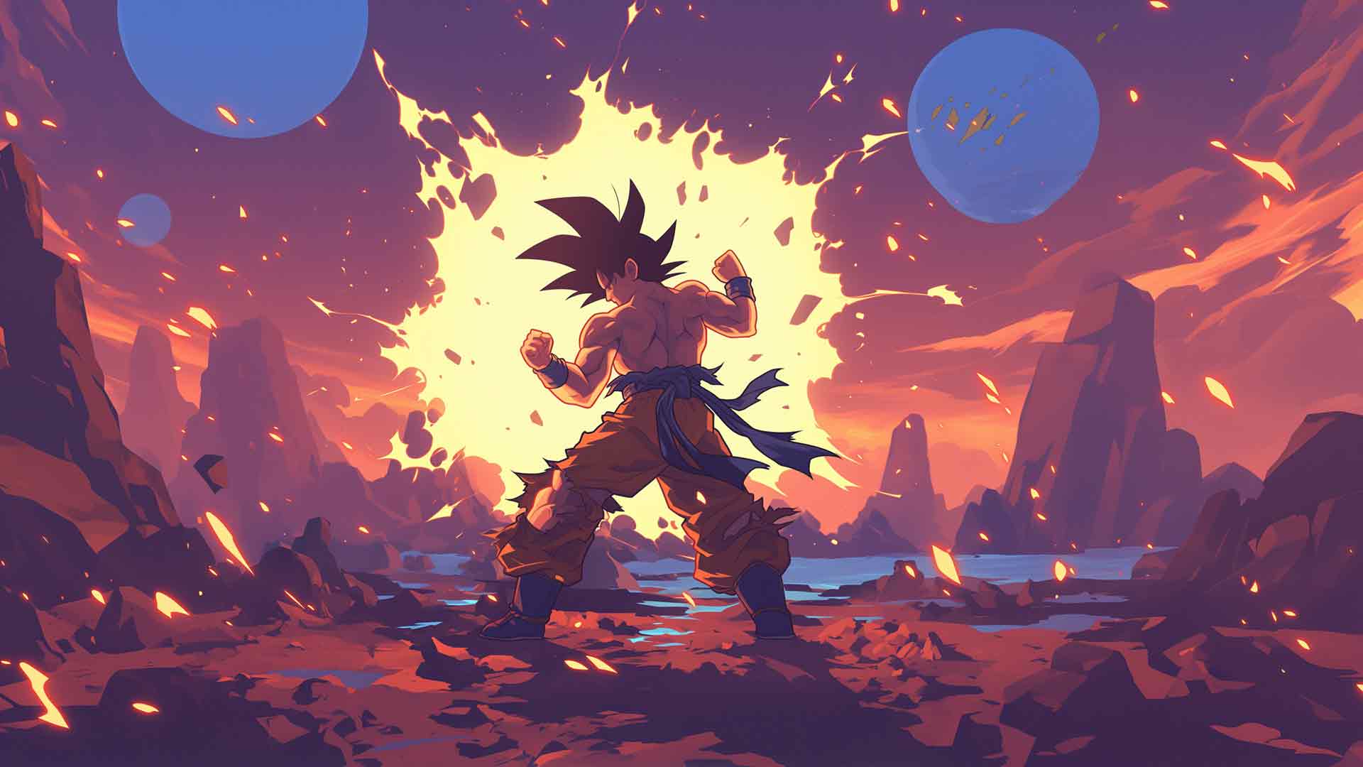 龙珠悟空强化动漫桌面壁纸